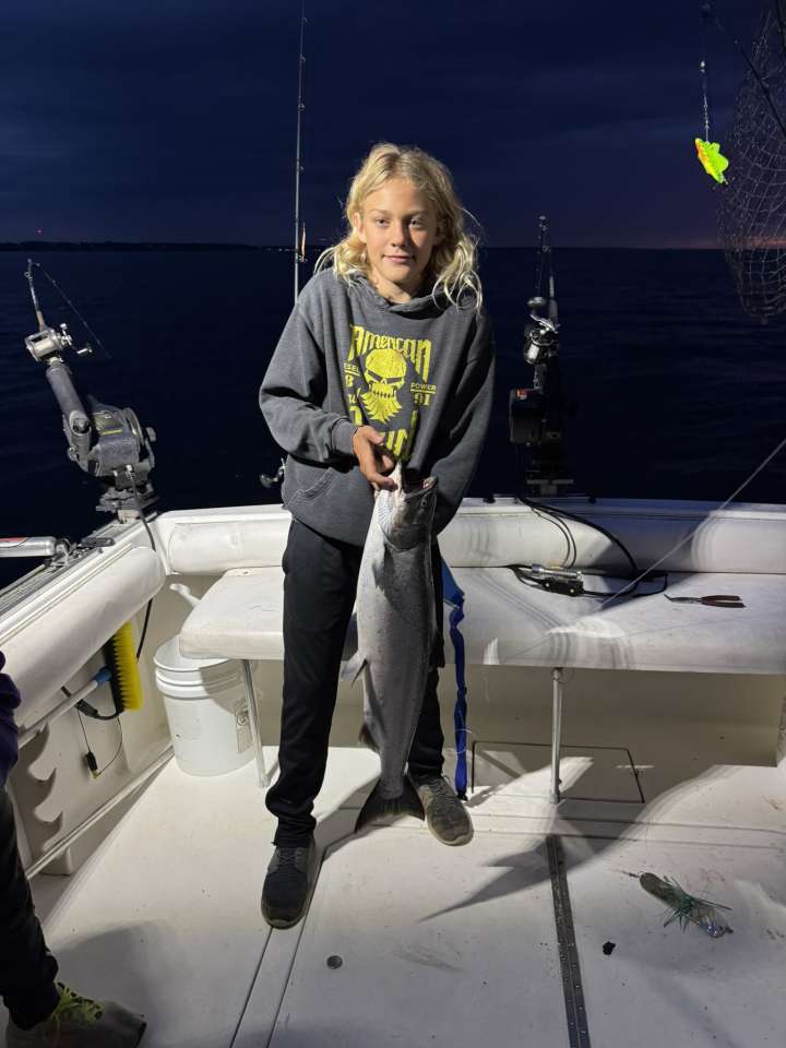 Lake Michigan fishing catch aboard Next Gen Charters in Kewaunee, Wisconsin