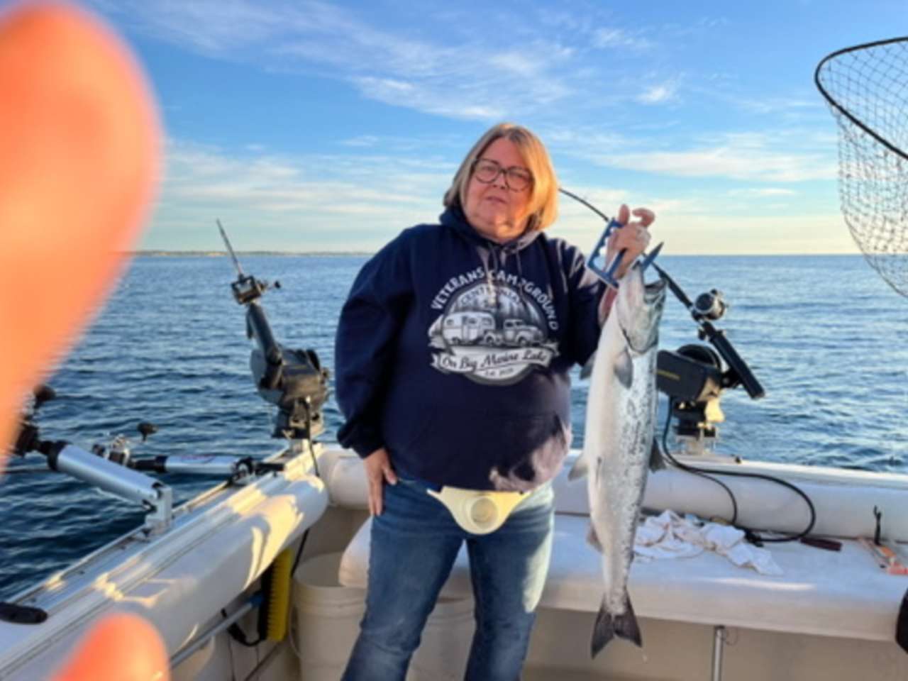 Lake Michigan fishing catch aboard Next Gen Charters in Kewaunee, Wisconsin