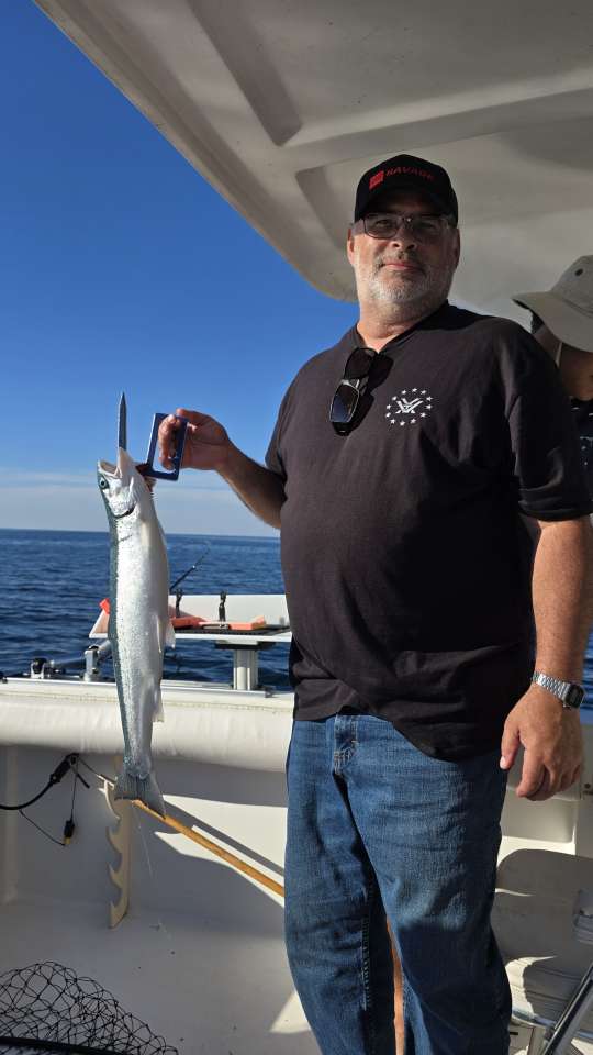 Lake Michigan fishing catch aboard Next Gen Charters in Kewaunee, Wisconsin