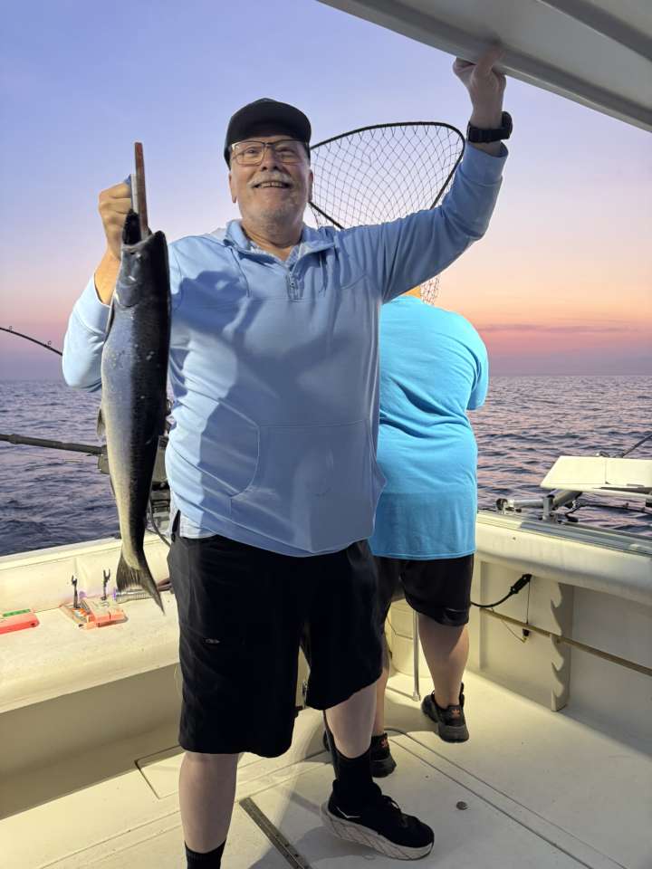 Lake Michigan fishing catch aboard Next Gen Charters in Kewaunee, Wisconsin