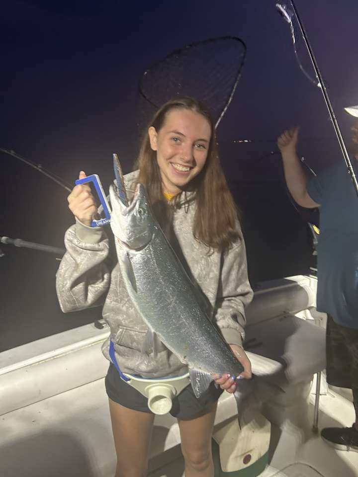 Lake Michigan fishing catch aboard Next Gen Charters in Kewaunee, Wisconsin